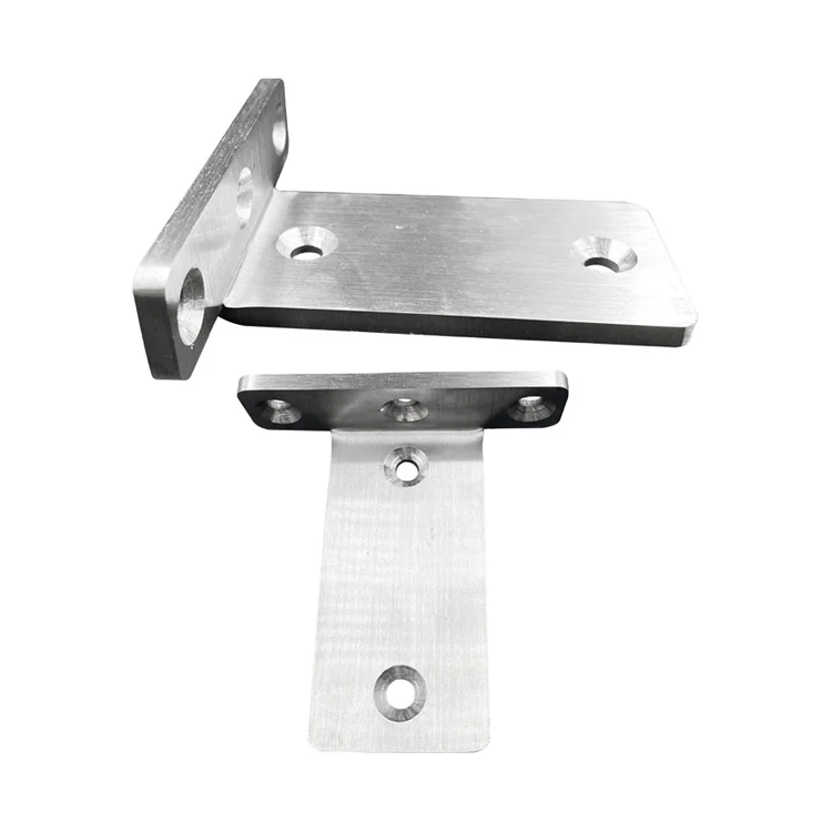 Stainless steel Metal Invisible Floating Shelf Support T Shape Shelf Bracket Heavy Duty Wooden Board Bracket