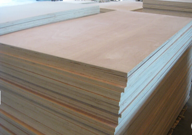 Plain wood manufacturer cheap board for decoration MLH plywood laminated sheet plywood melamine