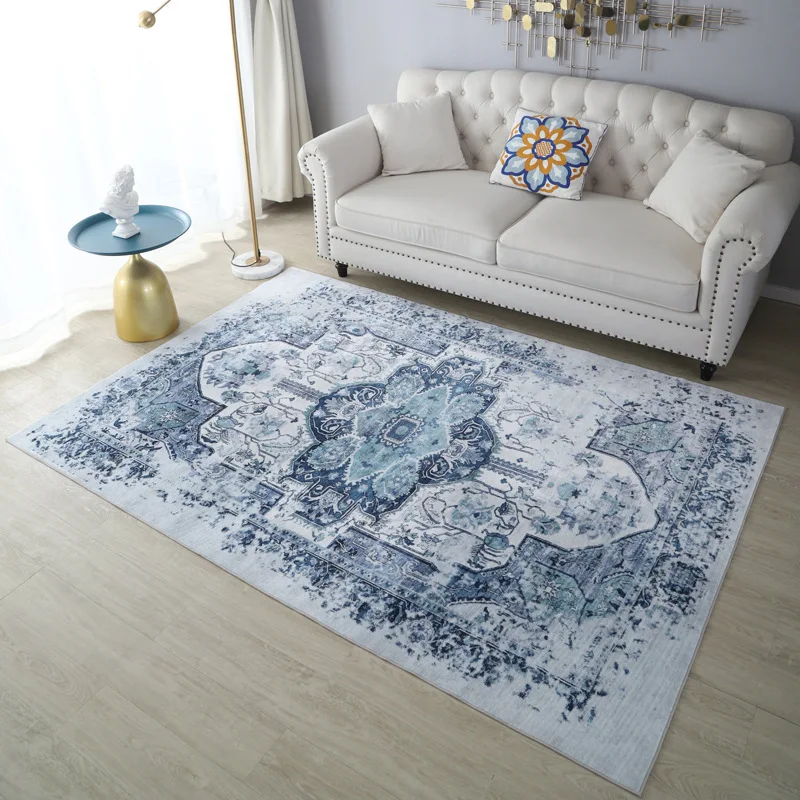 Chenille 3D Abstract Modern carpet  printed digital persian Carpets and rug turkey style large size custom logo  washable tapete