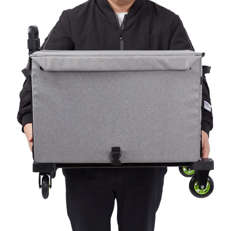 Multi Use Functional Light Weight Foldable Folding Supermarket Mall Trolley Shopping Trolley Cart