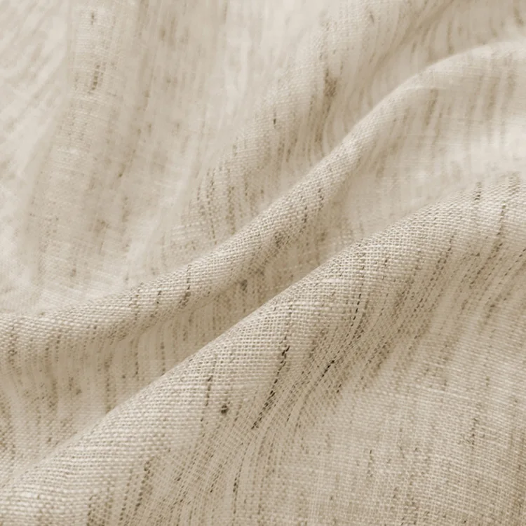 Fabric manufacturer best quality cheap french Irish dress men shirt linen fabrics look linen polyester blend fabric for clothes