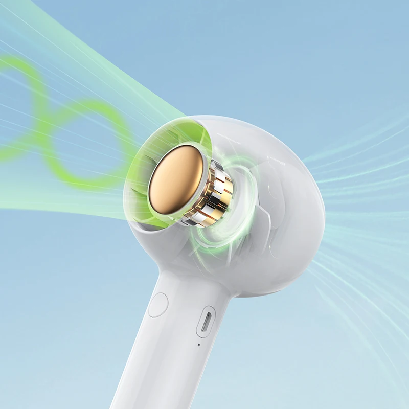 USAMS Best Portable Travel mini USB Rechargeable Portable Desktop  Handheld Fan