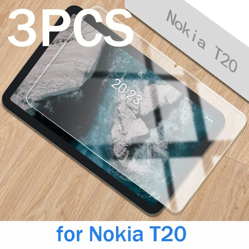 3PCS Glass screen protector for Nokia T10 8.0/T20 T21 10.36' 10.4' tablet film