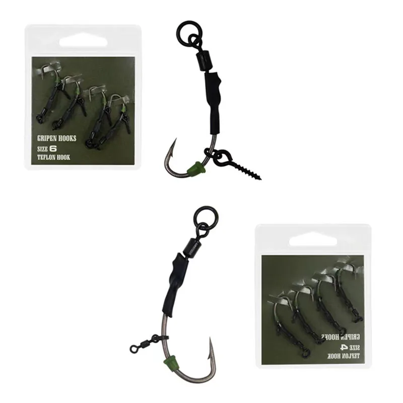 Carp Fishing Hair Rigs Ready Made Boilie Tied Carp Fishing Hook  Fishing Tackle Accessories