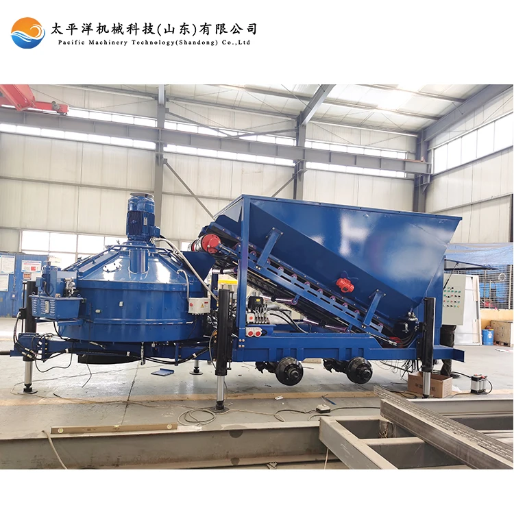 concrete plant manufacturer SDDOM 10m3/h to 50m3/h small mobile concrete batching plant for sale