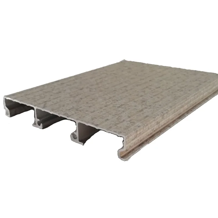 Market Welcomed Coating Black 6063-T5 Extruded Aluminum Floor no Building Steel Structure