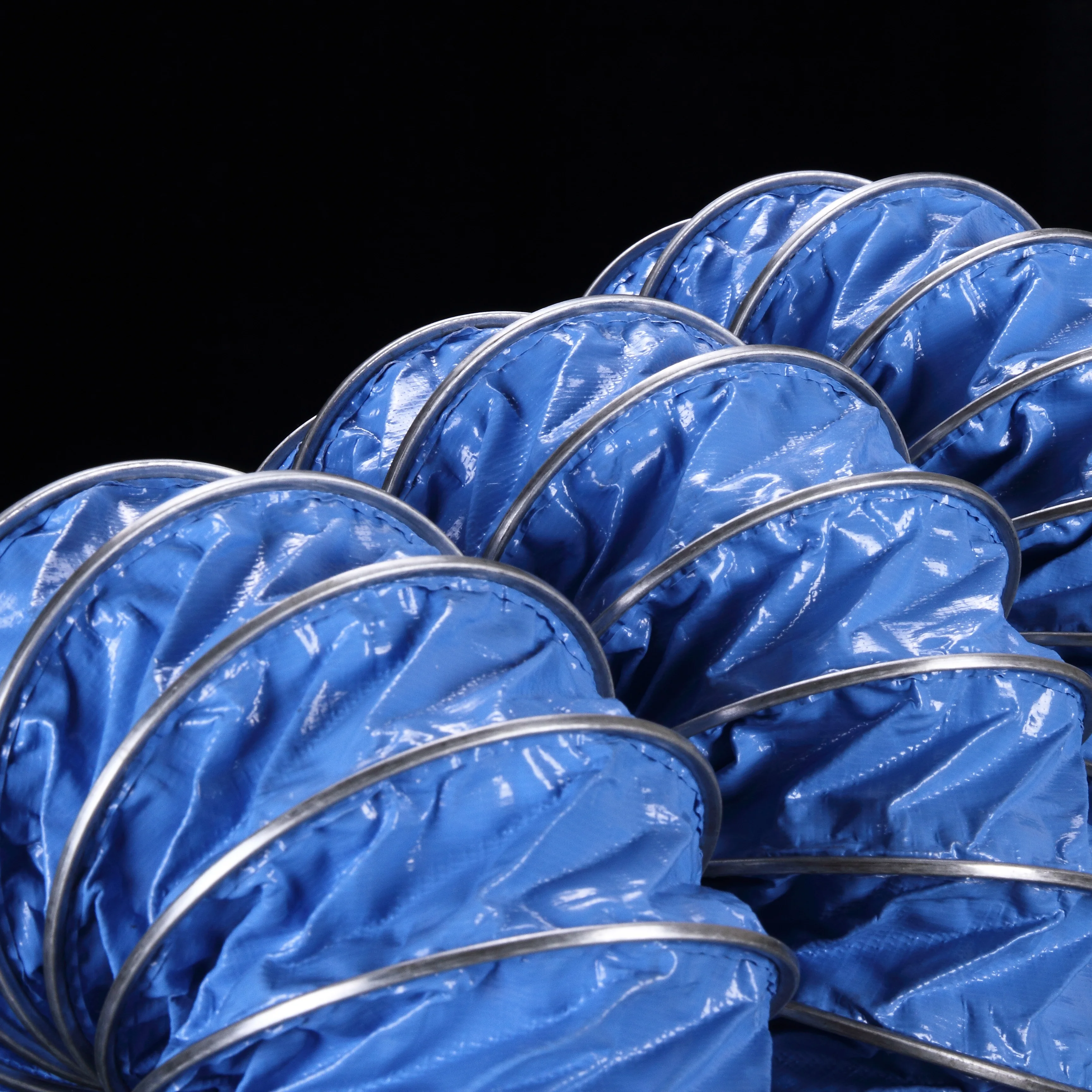 Exhaust emission flexible ventilation duct fabric manufacture wholesale