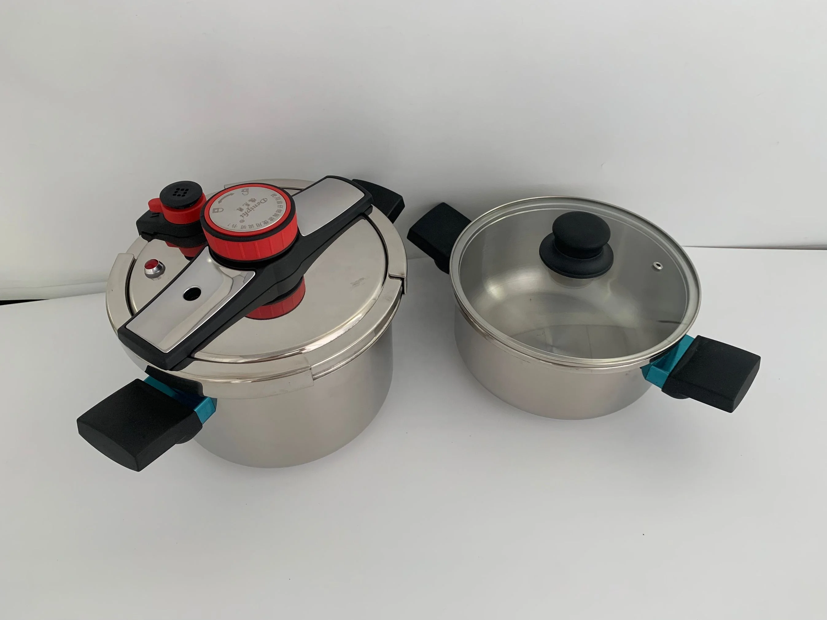OEM factory high quality 6L large capacity thickened 304 stainless steel explosion proof pressure cooker for home kitchen cookin
