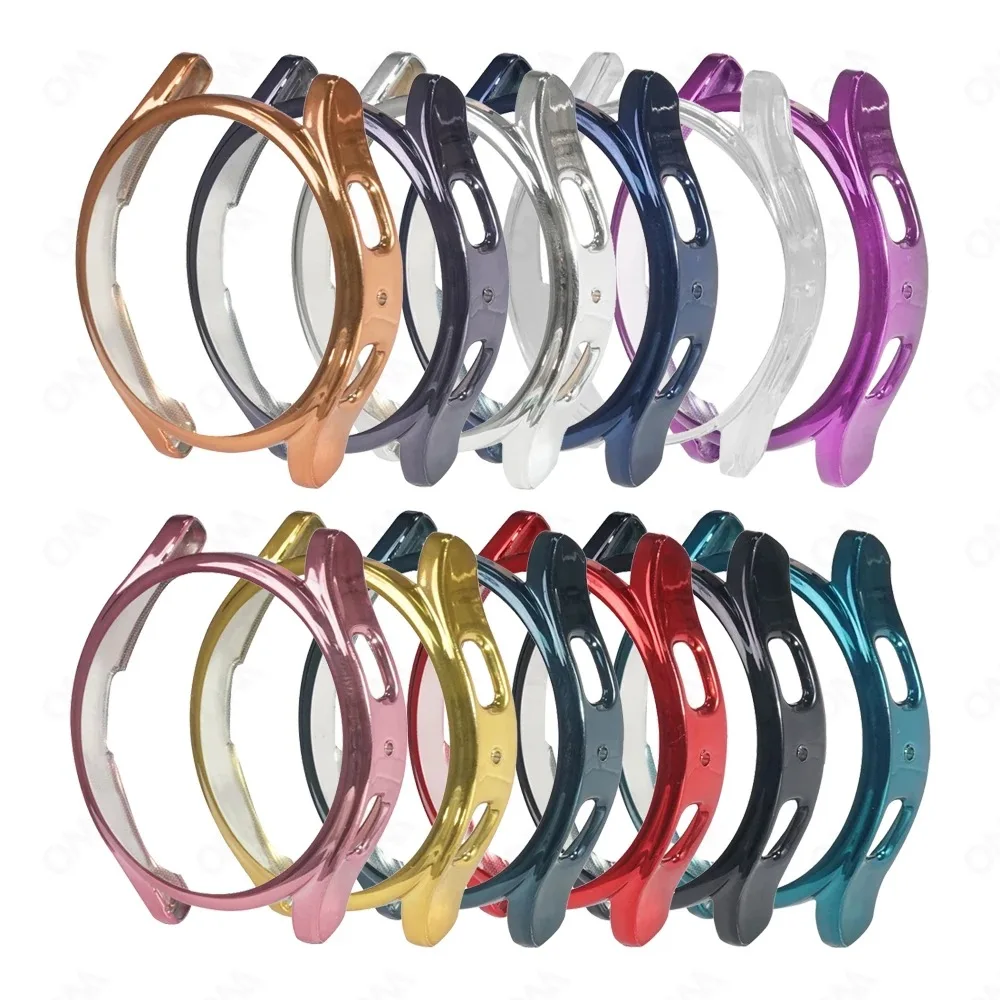 Full Cover TPU Screen Protector For Samsung Galaxy Watch 5 Pro 45mm Electroplated Silicone Watch Cover Case