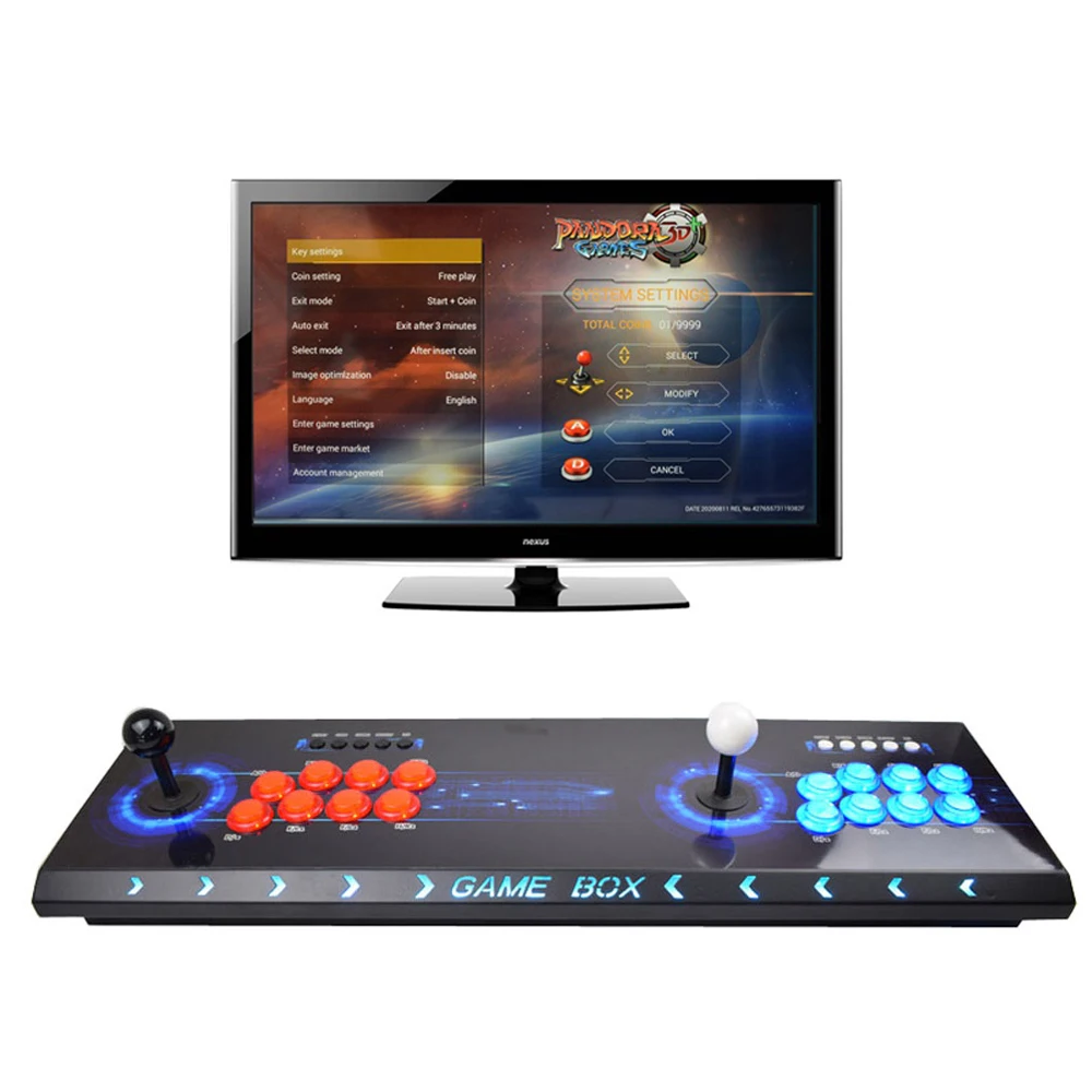Family Professional classic video games 3D game console with multi games 8000 in 1 board