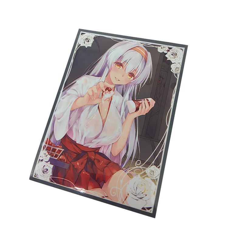 Board Game Anime Art Sexy girl sleeves Trading Card Protector Yugioh Mtg Sleeves