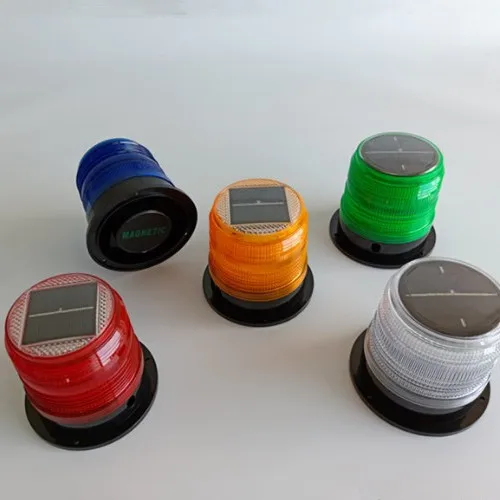 Solar LED Warning Light Traffic Signal Flash Beacon Lights