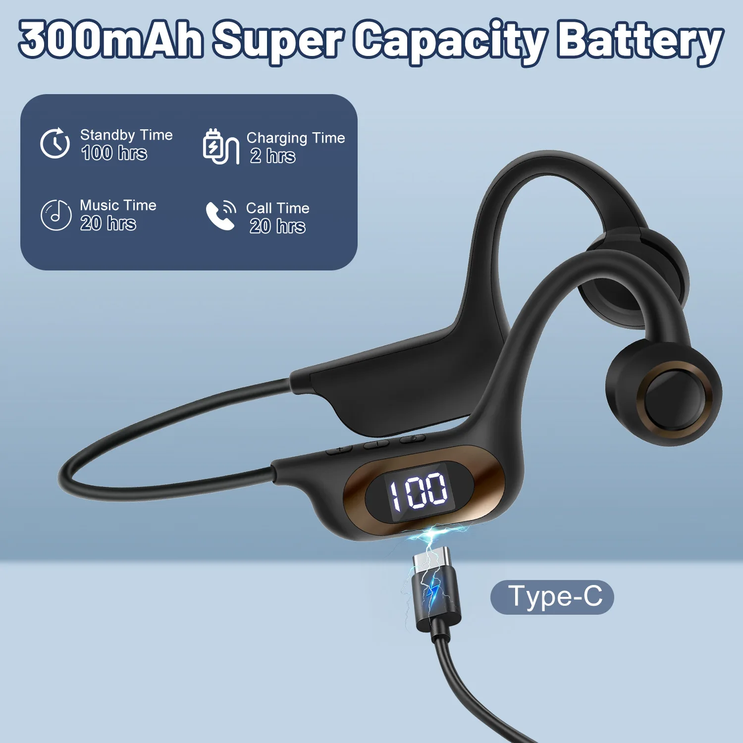 2023 New Electronics Business Gaming TWS Earphones ENC Noise Cancelling Bone Conduction Wireless Earbuds Hifi Stereo Headphones