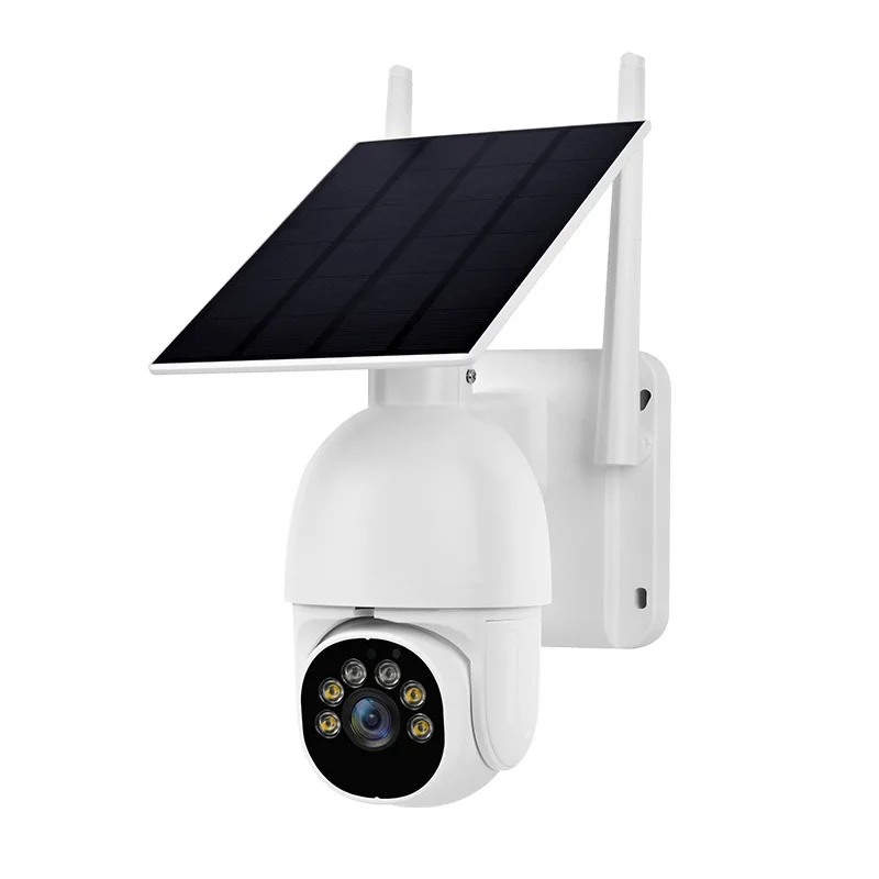 Беспроводная уличная камера на солнечных батареях IP66 4 МП 8 CCTV IP PTZ 4G Солнечная