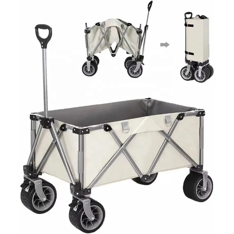 Foldable  Beach Trolley Collapsible Cart