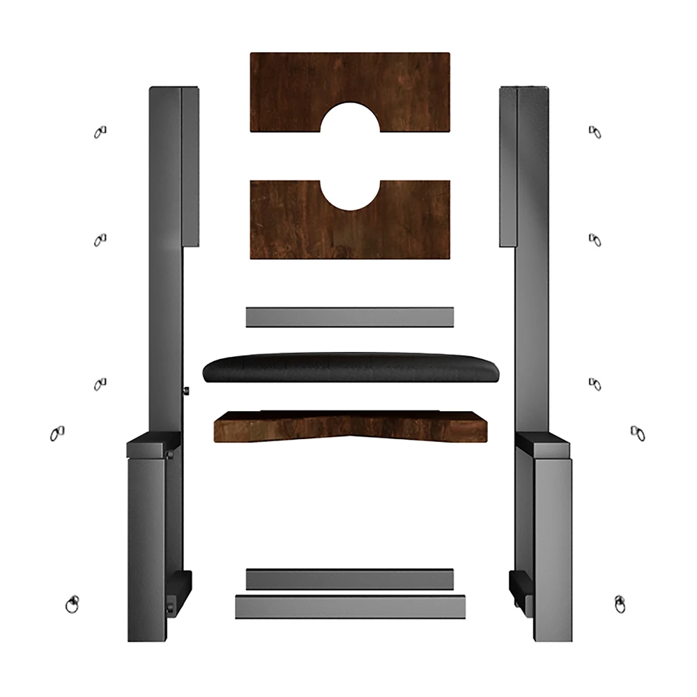 sm Wooden Padded Chair Dungeon Furniture Bondage Gear Spanking Chair Flogging Furniture Sex Playroom Furniture
