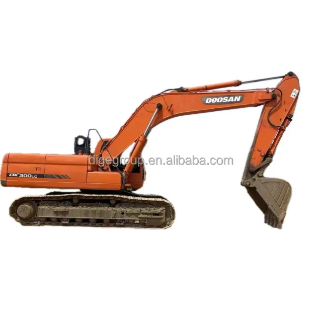 20-30Tons Doosan оригинальный DX225 DX300LC хорошее состояние б/у экскаватор гидравлический гусеничный