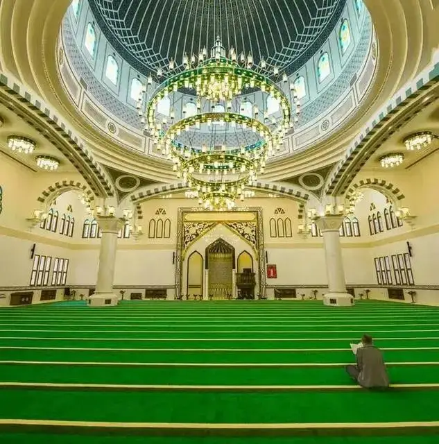 Nylon mosque carpet prayer mar muslim mosque prayer carpet for mosque prayer roll