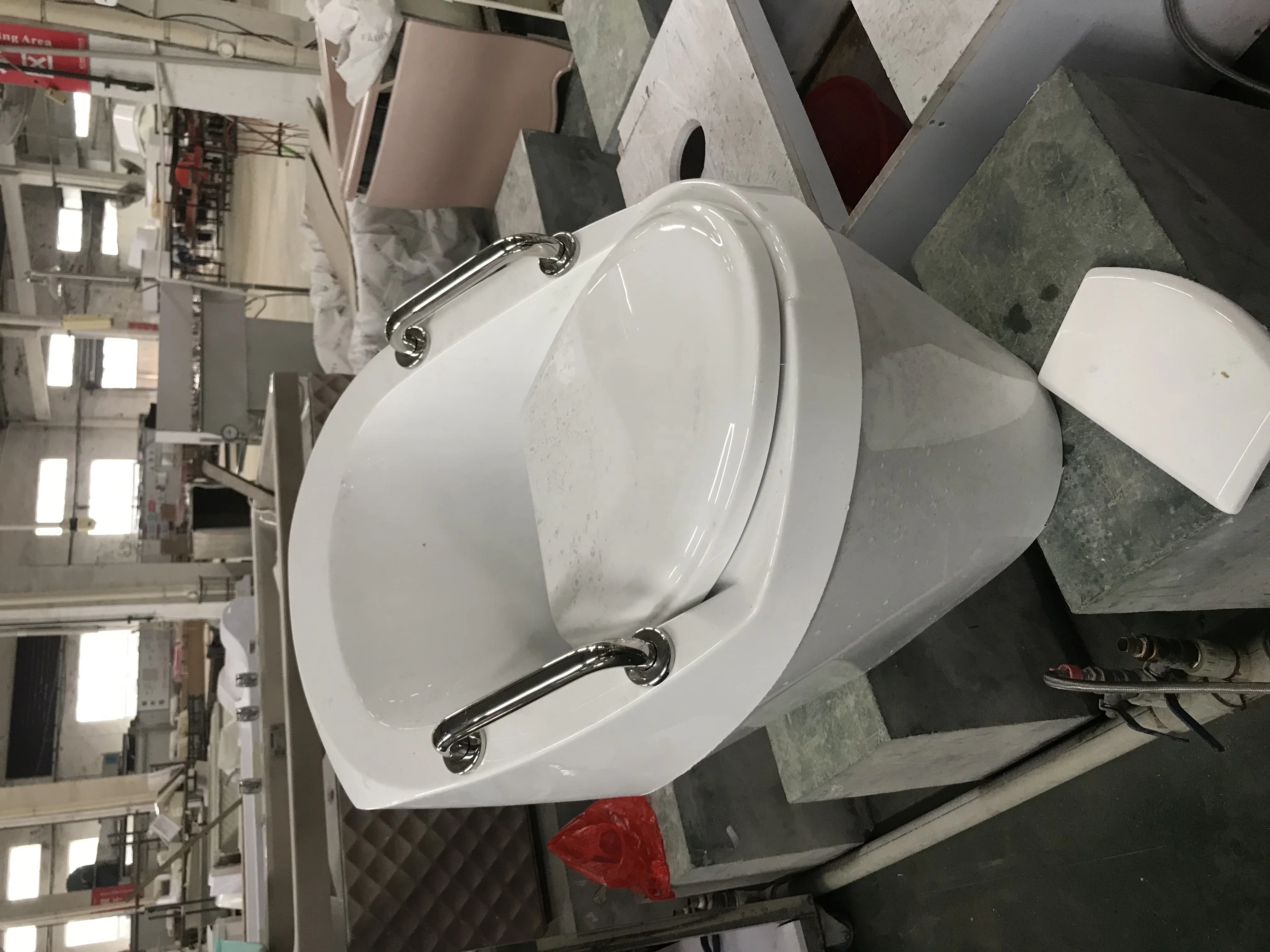 New product Plastic toilet sanitary ware floor mounted water closet intelligent toilet smart commode