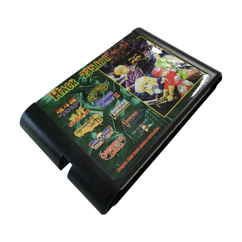 Новый картридж Sega Genesis Mega Drive 235 в 1 для взлома