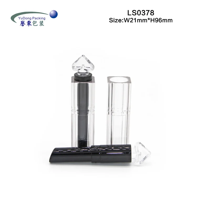 Best selling unique empty clear lipstick packaging tubes container