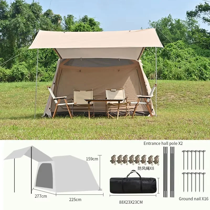 OEM ODM safari tent luxury canvas glamping  hotel desert tent for camping