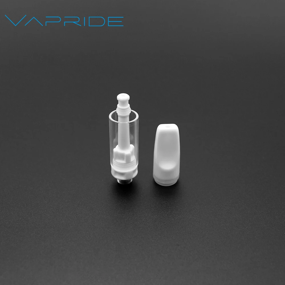 High quality 510 vape cartridge 0.8ml glass tank vaporizer 2022 full ceramic vape pod