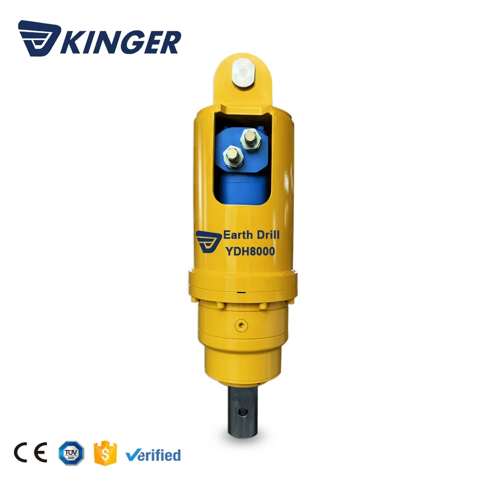 KINGER Auger Drive Earth drill Ground Drill Planting Drill Excavator Attach