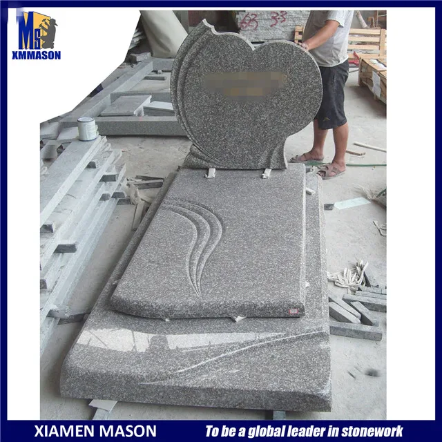 high quality shanxi black granite  himalaya SRE tombstone headstones gravestone pierre tombale with open book and pen