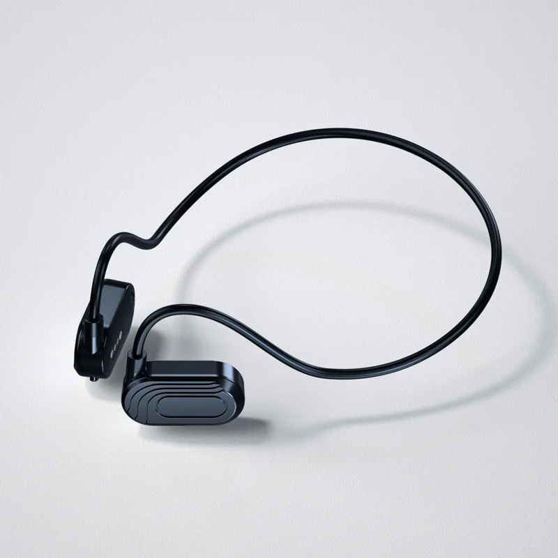 IPX4 Super Bass Wireless Bone Air Conducting Headphones BT5.3 Long Battery Life Featuring JL Chipset Open Ear Bluetooth Design