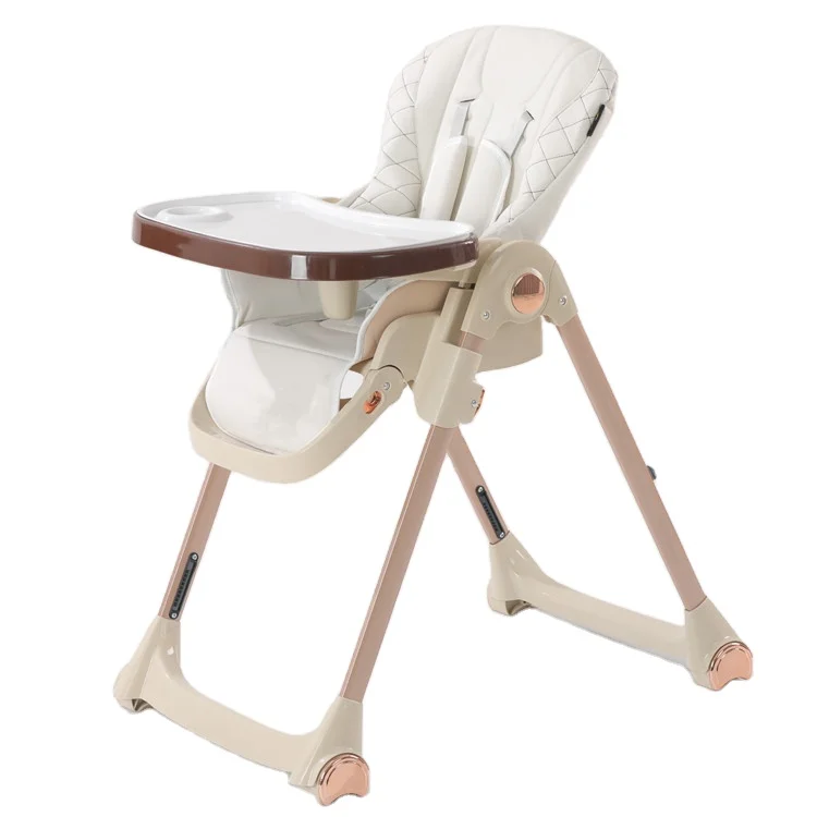Baby High Chairs Feeding Highchair Adjustable Safety Dining bouncer easy push OEM Children kids