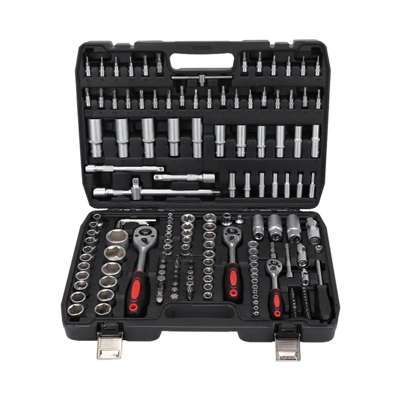 WZAUTO 172pcs Socket Set Ratchet Wrench Manufacturer Hand Tools Set 1/2 1/4 3/8 Auto Repair 172 rachet herramientas