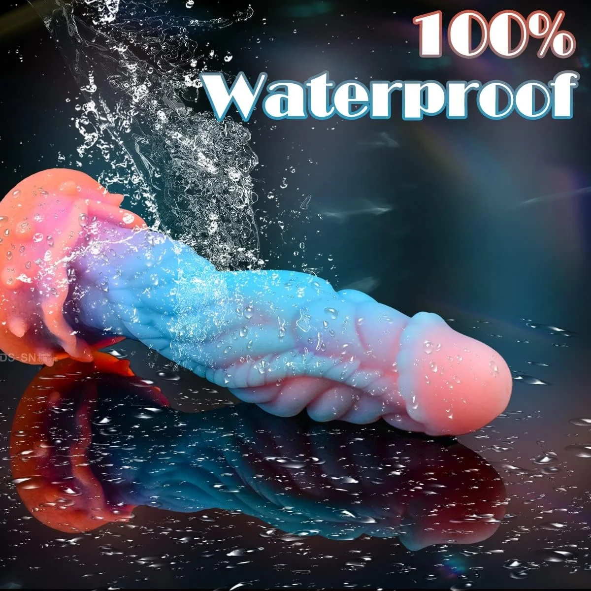 Hot Sale Silicone Luminous Anal Plug Toys For Men And Women 9 Inch Realistic Alien Dildo For Female Masturbator