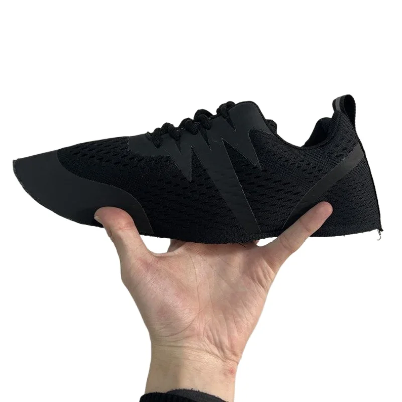 Manufacturer Comfortable Fabric casual Footwear Vamp semi finished shoe upper for sport shoes