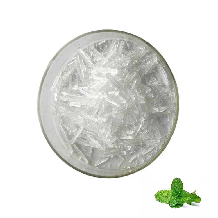 china wholesale L type menthol crystal powder 100% natural cas 2216-51-5 for drink, food additive