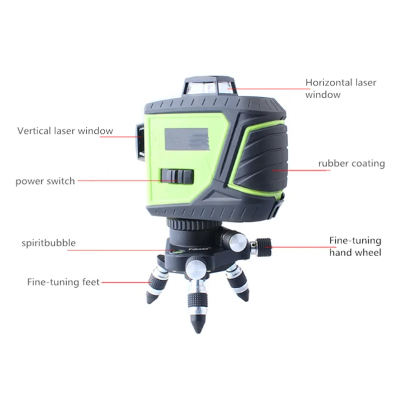 vevor Agricultural Laser Land Leveler Laser Level 5 Lines Laser Land Leveler For Tractor