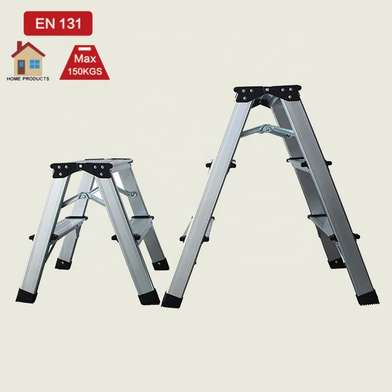 Aluminum Household Step Ladder Stool  Two Way Modern Hotel Stool Alu 6063