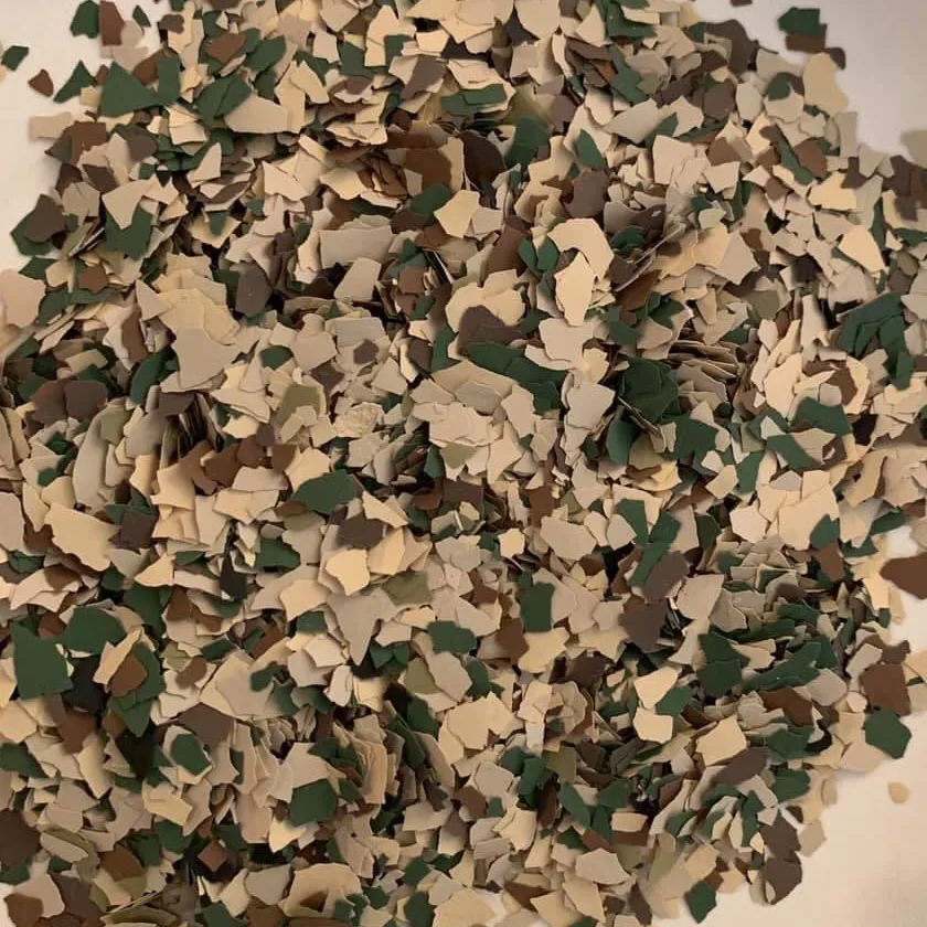 
 Слюда хлопья эпоксидная для стакана брелок мужской блеск темно-зеленый  