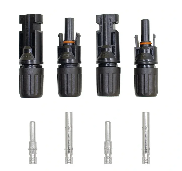 Mc4 Connector Male and Female, Mc4 Solar Panel Connector 30A 1000V for PV Cable 2.5/4/6mm Solar Panel Connect