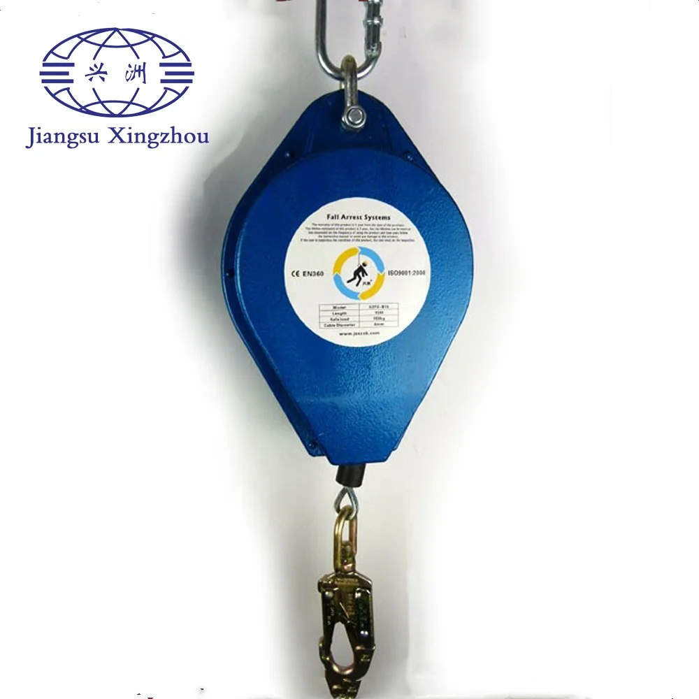 CE Certificated Safety Self Retracting Fall Arrester Retractable Lifeline