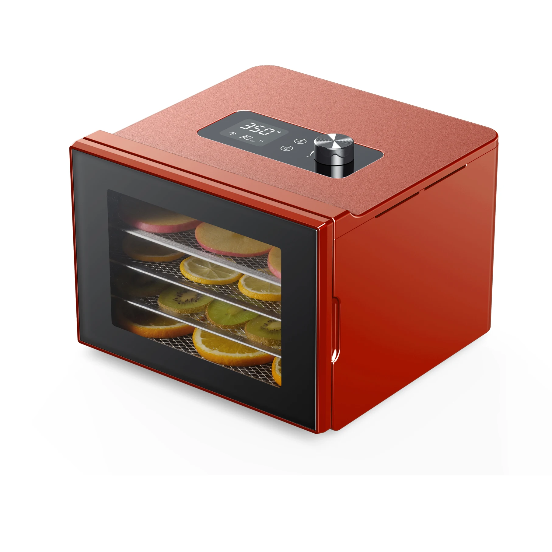 Mini Electric Food Dryer for Beef Jerky Fruits Vegetables Meat Plastic Trays Household Kitchen Use