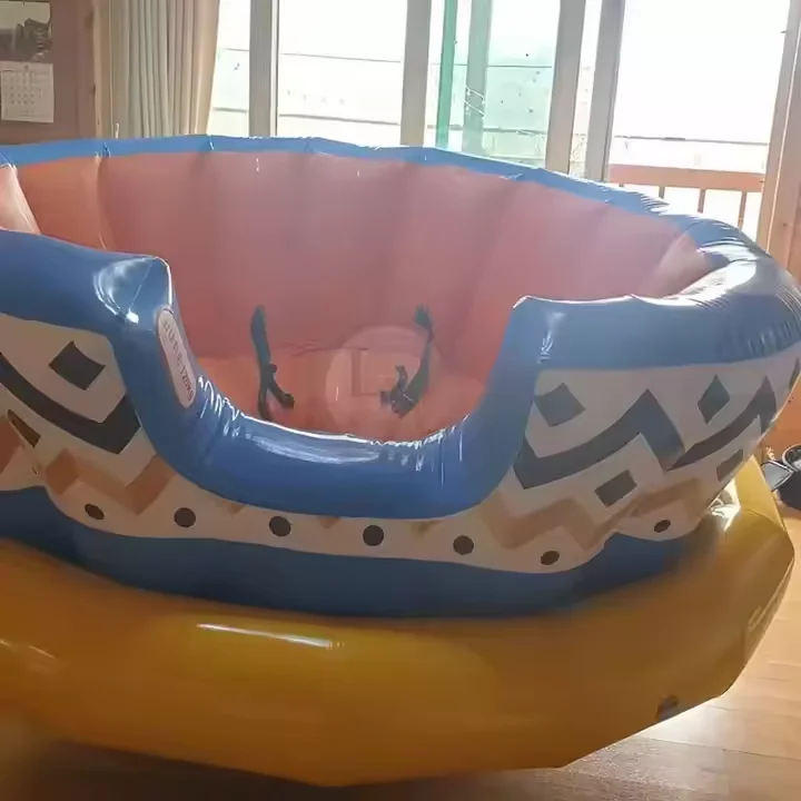 Most Interesting Inflatable UFO Toys Spinning Top Game Seesaw for Kids and Adult