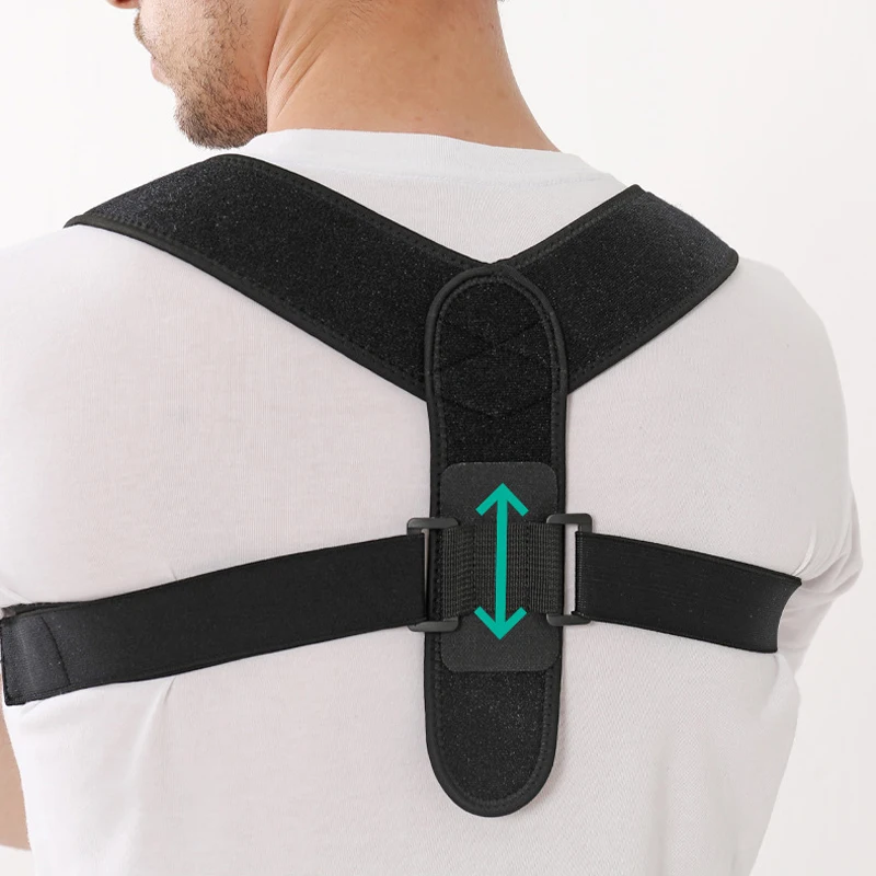 Hot selling improved adjustable back posture corrector for women and men lower back