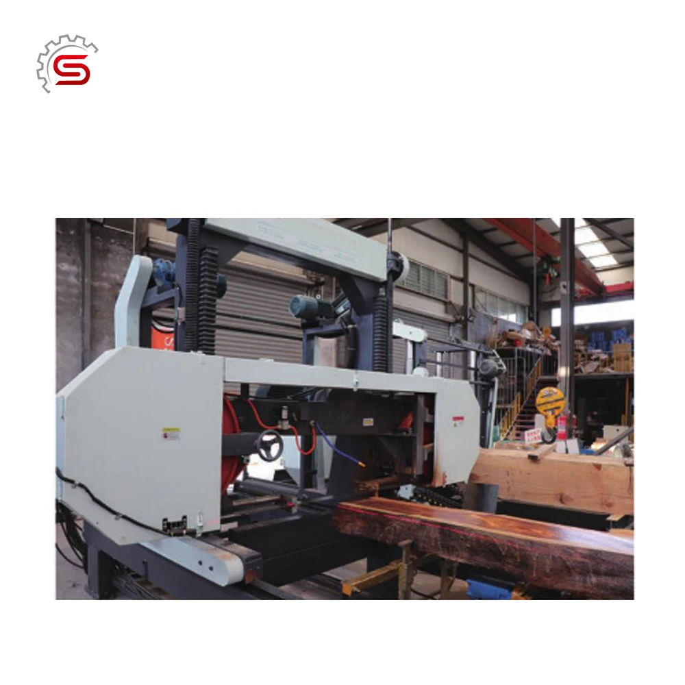 large horizontal diesel bandsaw mills portable wood cutting band saw sawmill