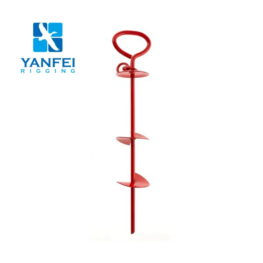 Galvanized Swivel Dog Tie Out Stake Anchor With Double Dog Leash And Stainless Steel Dog Chain