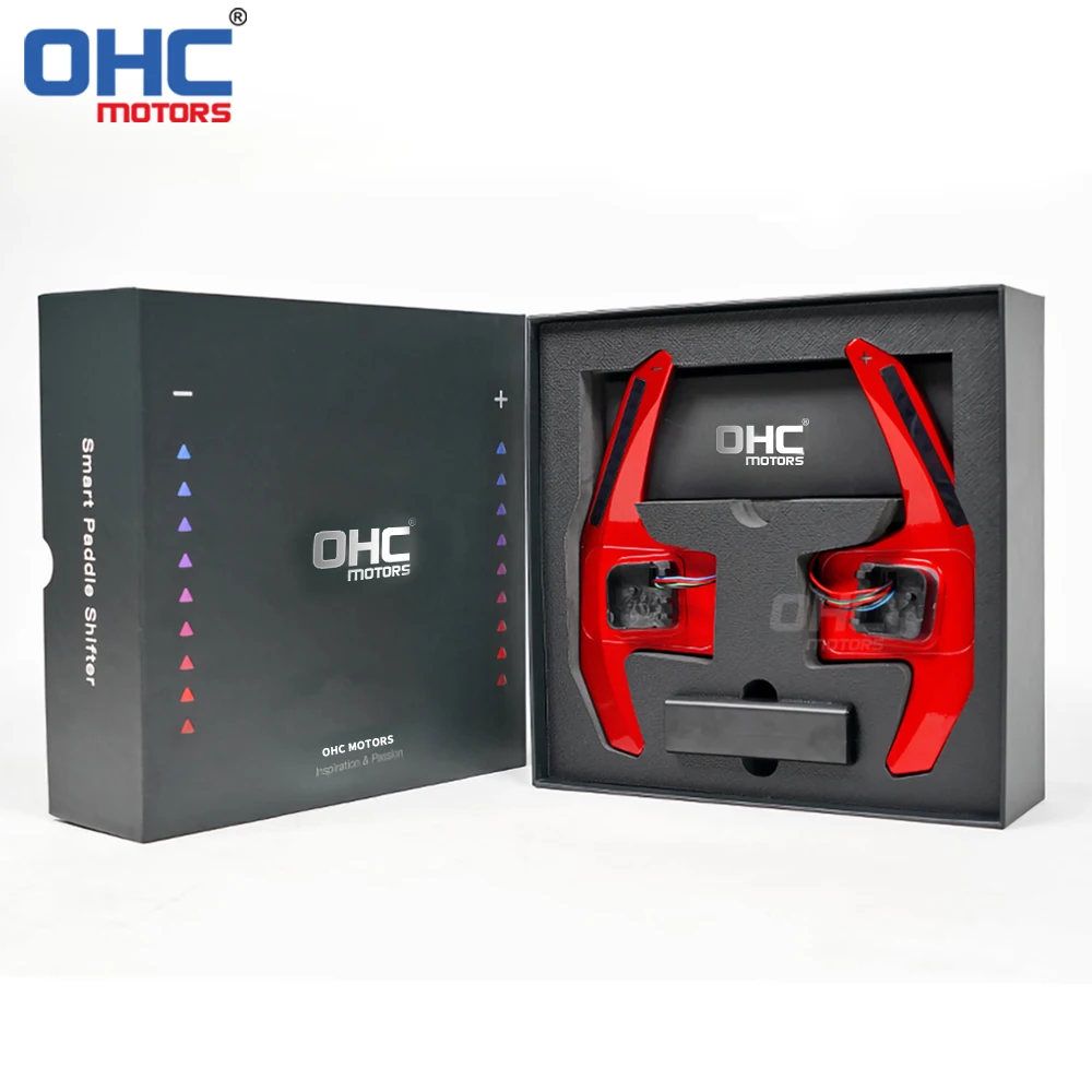 Steering Wheel shift paddle for audi A3 S3 A4 S4 B8 A5 S5 A6 S6 A7 S7 A8 S8 Q3 Q5 Q7 RS4 RS5 RS7 11-17 LED paddle shifter