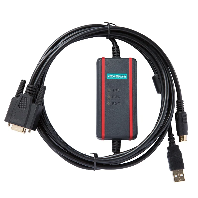 USB-1761-1747-CP3 For AB SLC 5/03 5/04 5/05 MicroLogix1000/1200/1500 Series Allen Bradley PLC Programming Cable Support WIN7/XP