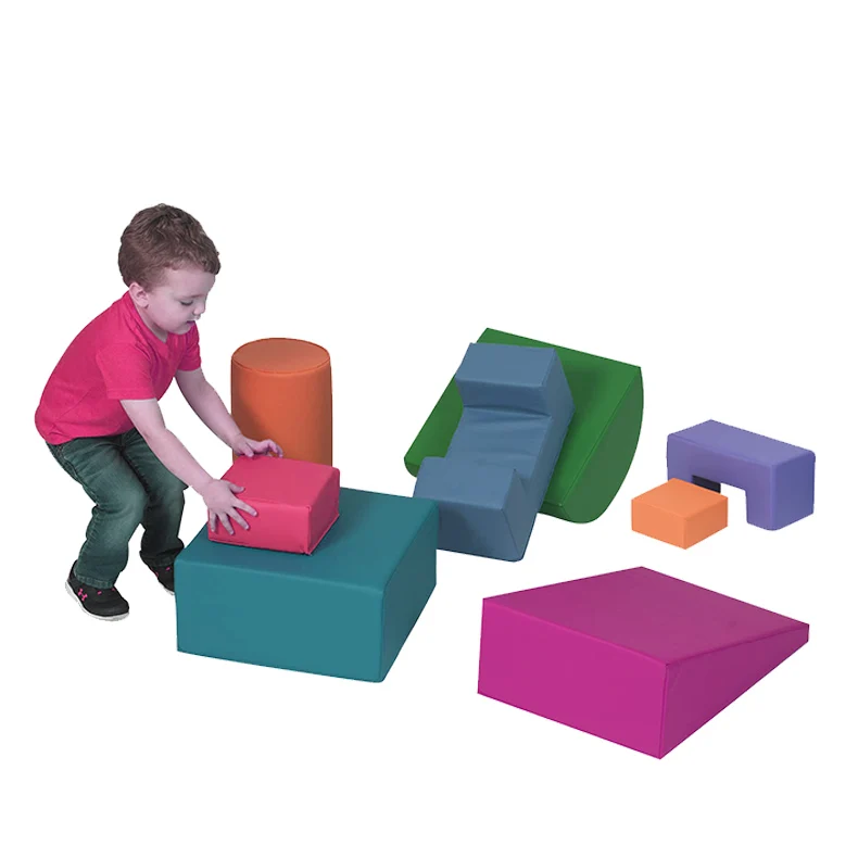 Customized Circle Cute YKK Zipper Logo Label Armrest Folding Kids DIY Couch Play Couch Sofa Fabric Sofa Bed Carton Box Set