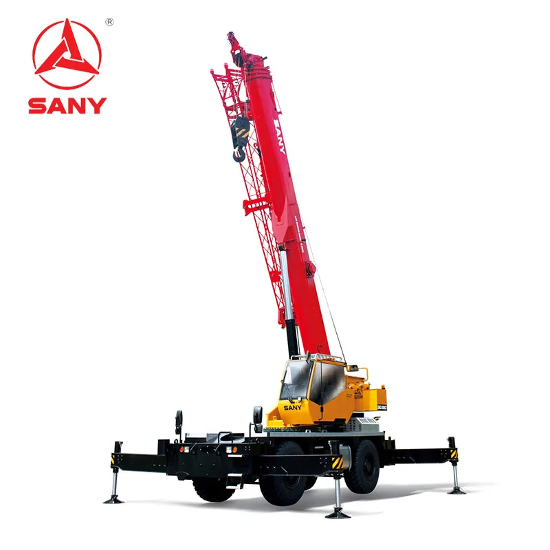
SRC650T SANY Rough-Terrain Mobile Crane 65 Tons Lifting Capacity Three hinges of luffing mechanism Length 43.5m 