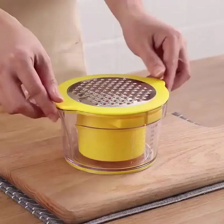 4 in 1 Multi-Functional Corn Cob Stripping Tool Stainless Steel Garlic Ginger Grater Corn Peeler Stripper Slicer